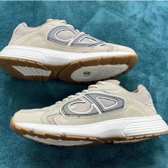 Dior B30 fabric casual sneakers Cream US 6 - Picture 5 of 5